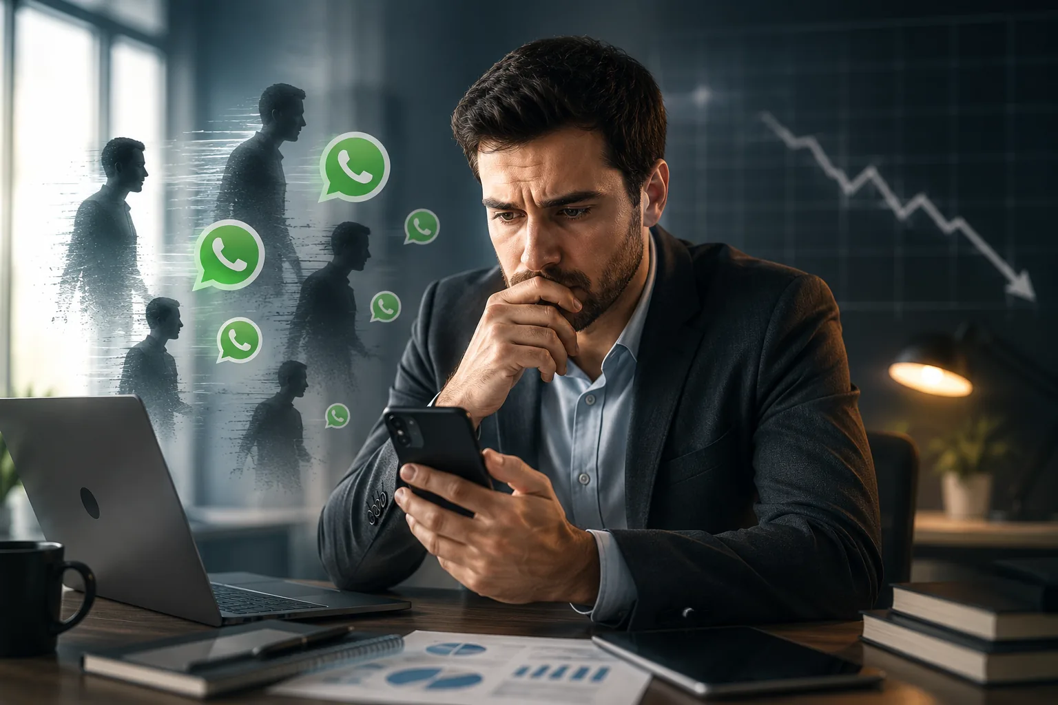 WhatsApp sem gestão é funil com buraco. Mensagens não respondidas, atendimentos perdidos e nenhuma métrica para medir o estrago. Entenda o que está acontecendo e