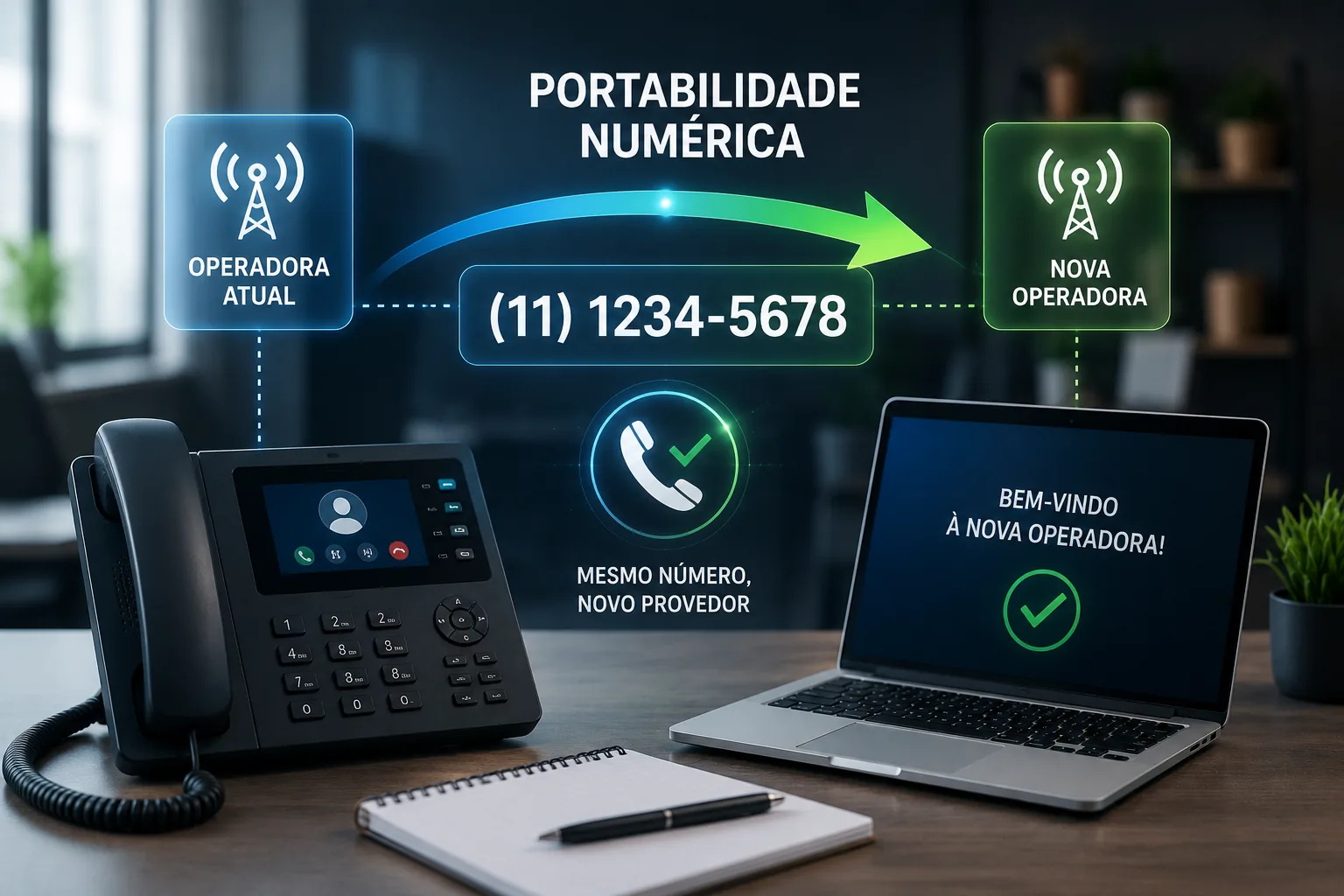 Portabilidade numérica empresarial, como trocar de operadora sem perder o numero da empresa